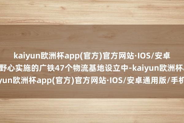 kaiyun欧洲杯app(官方)官方网站·IOS/安卓通用版/手机APP下载在野心实施的广铁47个物流基地设立中-kaiyun欧洲杯app(官方)官方网站·IOS/安卓通用版/手机APP下载