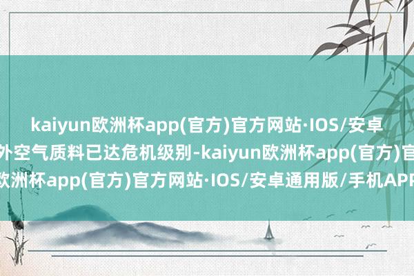 kaiyun欧洲杯app(官方)官方网站·IOS/安卓通用版/手机APP下载室外空气质料已达危机级别-kaiyun欧洲杯app(官方)官方网站·IOS/安卓通用版/手机APP下载