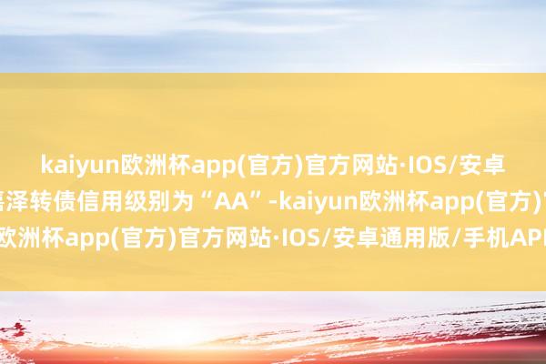 kaiyun欧洲杯app(官方)官方网站·IOS/安卓通用版/手机APP下载嘉泽转债信用级别为“AA”-kaiyun欧洲杯app(官方)官方网站·IOS/安卓通用版/手机APP下载