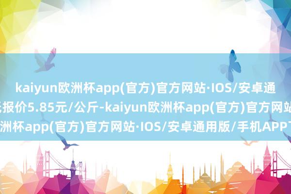 kaiyun欧洲杯app(官方)官方网站·IOS/安卓通用版/手机APP下载最低报价5.85元/公斤-kaiyun欧洲杯app(官方)官方网站·IOS/安卓通用版/手机APP下载