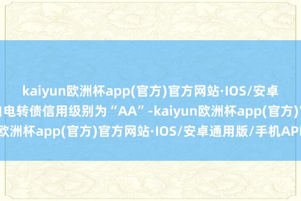 kaiyun欧洲杯app(官方)官方网站·IOS/安卓通用版/手机APP下载白电转债信用级别为“AA”-kaiyun欧洲杯app(官方)官方网站·IOS/安卓通用版/手机APP下载
